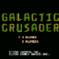 Galactic Crusader Title Screen